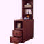 Commode avec tablettes de rangement ouvertes, table d'angle avec table d'appoint haute, convient aux chambres à coucher et aux coins
