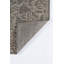Tapis d'intérieur / extérieur gris à motif floral Craine-1918086202