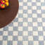 Tapis bleu clair / ivoire touffeté à la main en laine / coton MSR4760 Chelsea Stewart-100502482