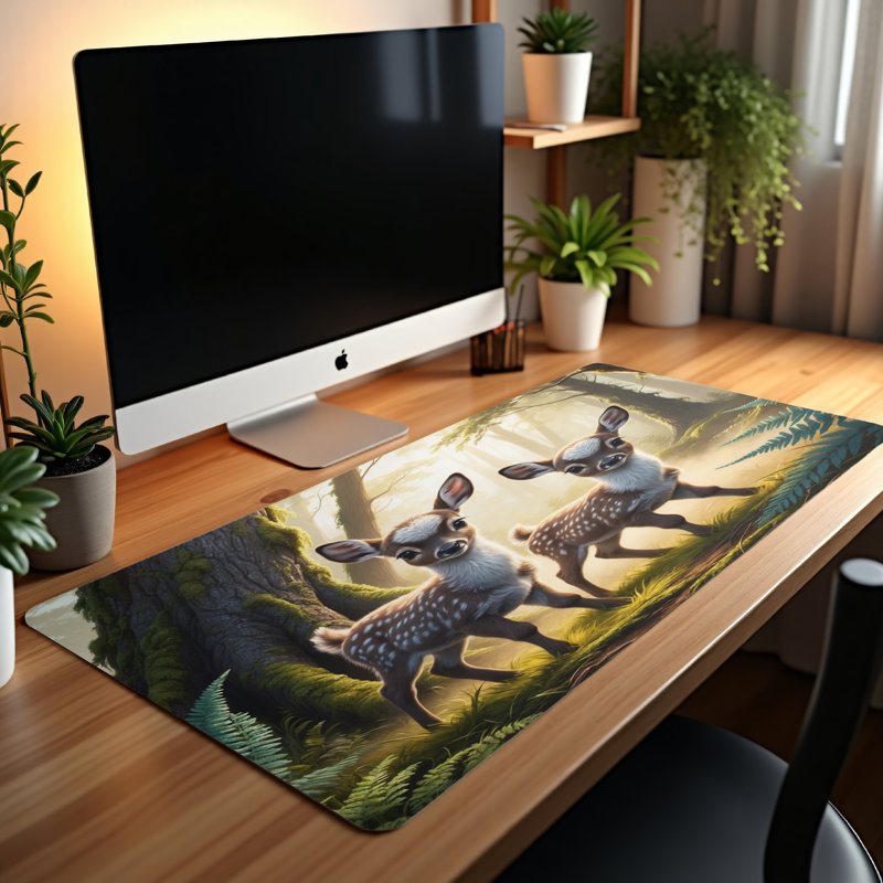 Polyester Desk Pad, 31.5x15.5