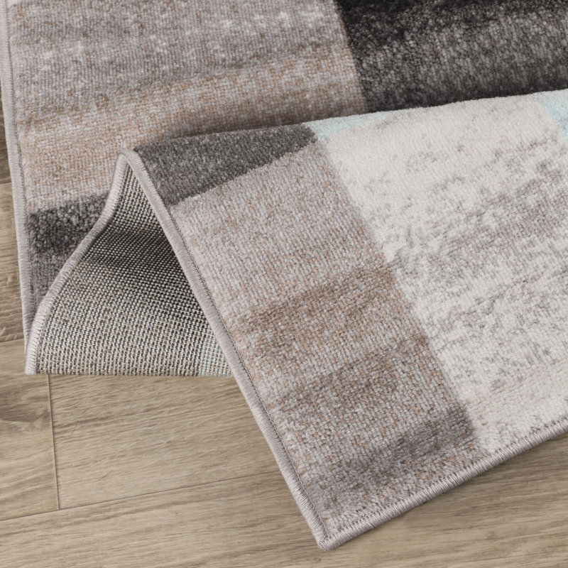Tapis ou tapis de couloir intérieur en polypropylène Benne, Rectangle 8 pi x 10 pi