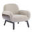 Yousef Upholstered Accent Chair With Rubberwood Legs-114604886
