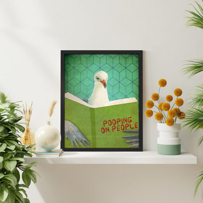 " Pooping On People Hilarious Funny Pigeon Studying On Pooping On People Meme Spoof "