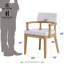 Ensemble de salle à manger 6 pièces 6 pièces 54 po x 54 po x 30 po