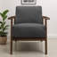 Fauteuil décoratif 32 pouces Rica, bois massif-116274045