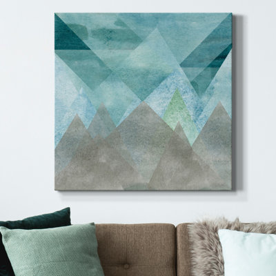 Triangle de montagne - impression sur toile tendue