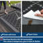 Tapis de paille en plastique imperméable Grid pour porche, terrasse, véhicule récréatif, balcon, cour arrière-912845537-912845539