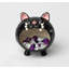 Petit bol à bonbons chat noir d'Halloween - 13 cm de hauteur