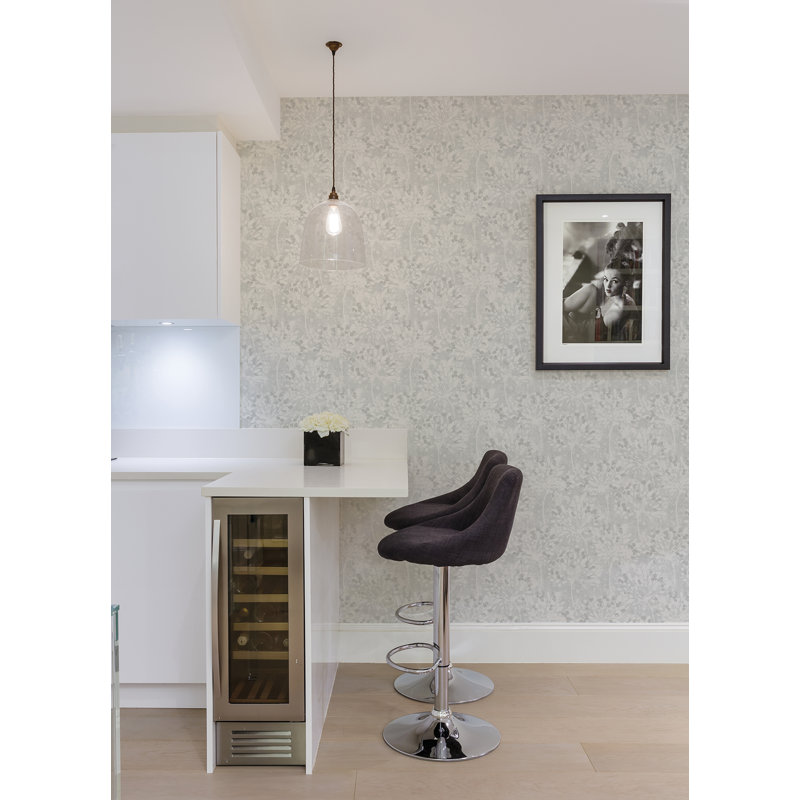 Rouleau de papier peint L 33 pi x l 20,5 po, gris