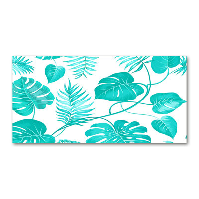 Tropical leaves 1 Piece Wall Art