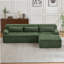 Boneless L-Shape Sectional Sofa, Mnimalist Design Couch For Living Room, Apartment-898916413-898916406