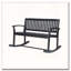 Acacia Wood 2-Person Outdoor Rocking Loveseat