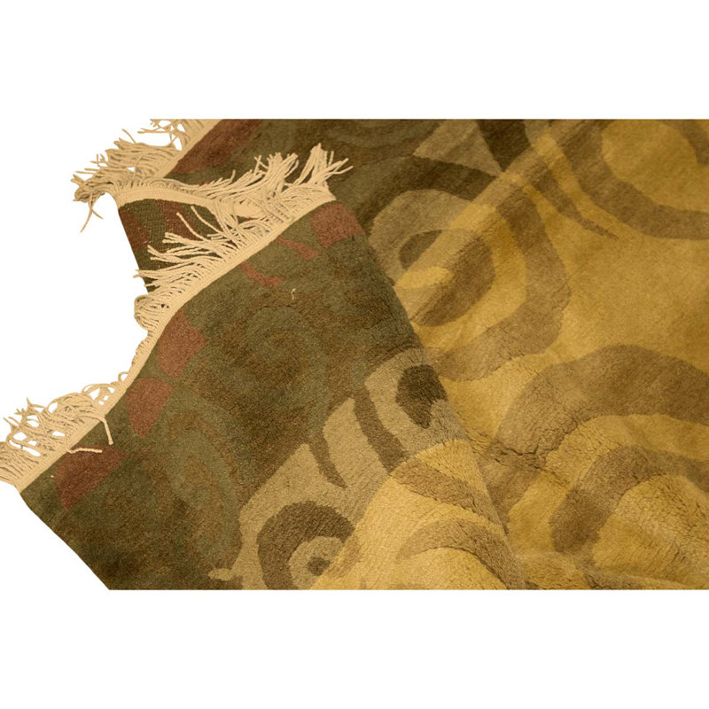 Flatweave Wool Abstract Area Rug