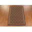 Tapis oriental brun en laine Kilim 7 x 10