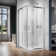 34"D x 34"W x 72"H Framed Square Shower Enclosure with 1/4"Tempered Glass Corner Shower Enclosure