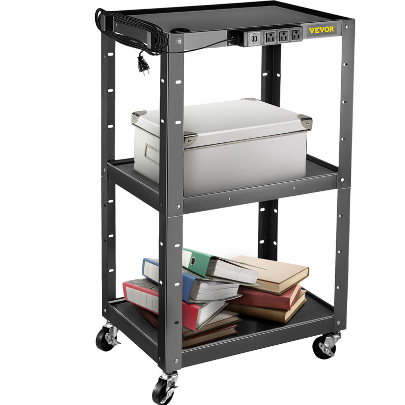 42 in. H x 24 in. W AV Cart
