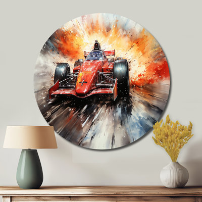 Voiture de Formule 1, Speedway Fury 2 - Art rond en métal