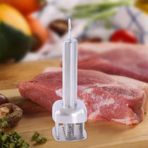 Meat Tenderizer Tool Spike Needle Steak Steal Blades Venison Veal Lamb Game