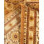 Tapis unique en laine noué à la main 8 pi 1 po x 10 pi 5 po nouvel âge Hine - crème / jaune / brun