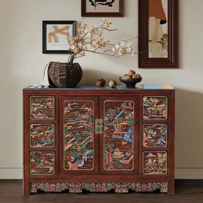 Buffet minimaliste haut de gamme de style chinois rétro
