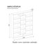 135.7cm H x 125cm W Library Bookcase-92932661