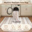 Tapis antidérapant à motif géométrique, tapis de polyester doux lavable à la machine pour la décoration intérieure-129595289-129595292