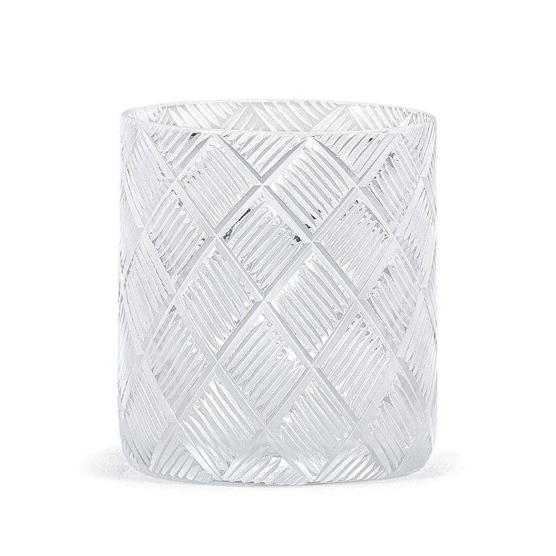 Basketweave Glass Tumbler