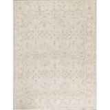 Ziegler Hand-Knotted High-Quality Gray and Ivory Area Rug