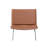Brown Leather Accent Chair, Modern Black Legs For Living Room Bedroom Home Office-136300454