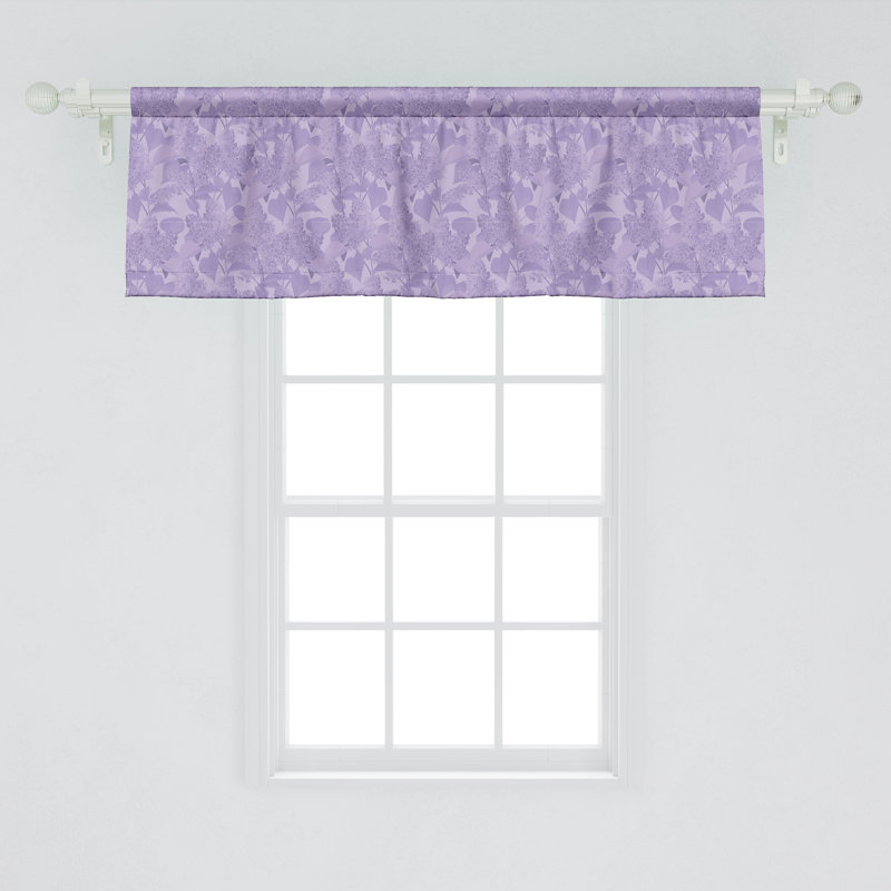 Ensemble de 2 cantonnières lilas Ambesonne, L 54 po x L 18 po