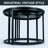 Vintage Round Coffee Table Set