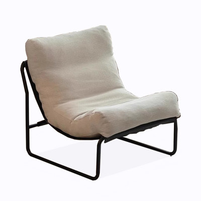 Minimalist Nordic Corduroy Accent Chair for Home Use