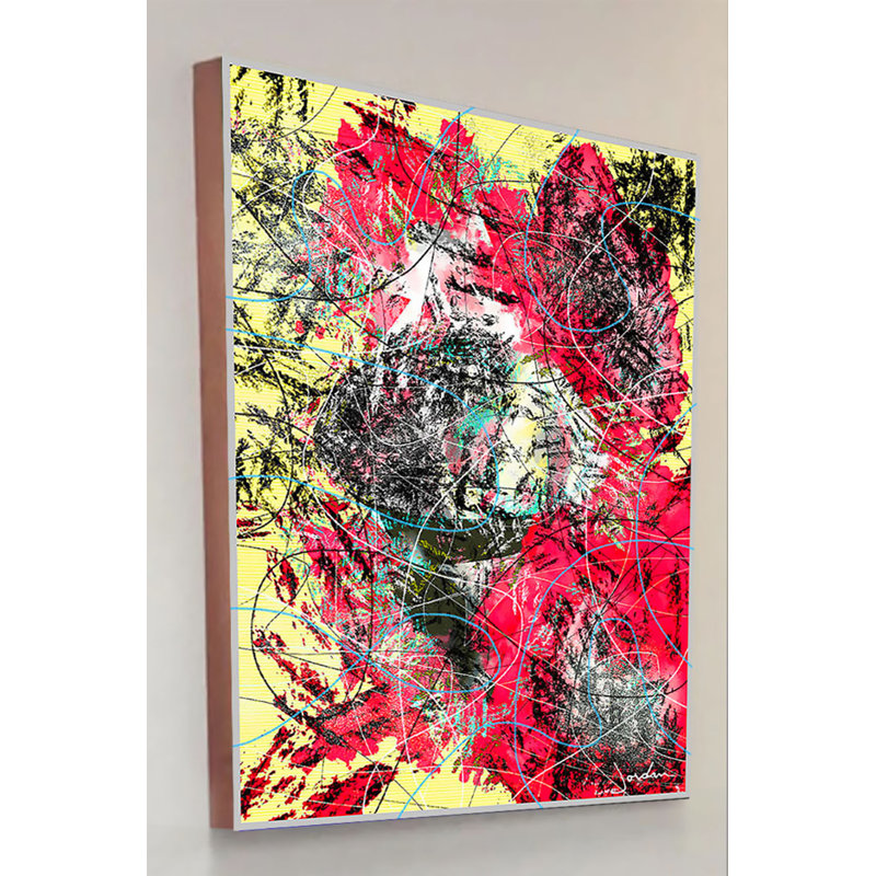 Noir, rouge, jaune # 1, peinture