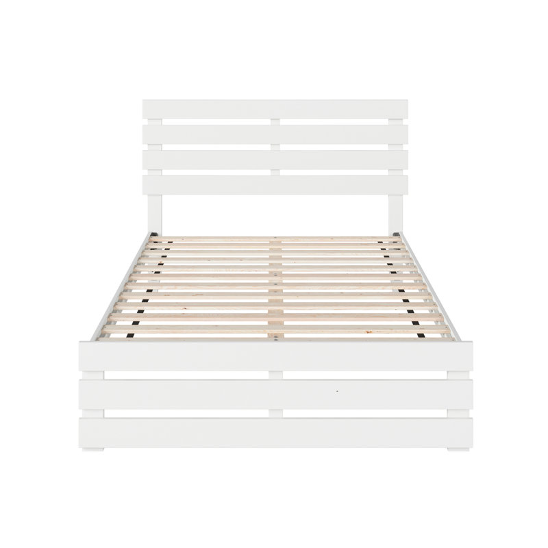 Jaqson Slat Bed, Full / Double, White