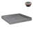 Streamline 36 in. x 36 in. Corner Acrylic Shower Base in Matte Grey with Center Drain, Drain Included-118934349