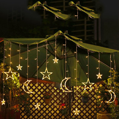 Axel Outdoor 138 - Bulb 16.4'' LED Curtain String Light
