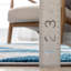 Tapis bleu / gris à motif géométrique moderne facile à nettoyer Rubino-1366984806
