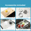 Évier de cuisine encastrable en acier inoxydable 33 x 19 avec planche à découper. Acier 304, à la corrosion. Scratch - Surface. Bol simple spacieux. Isolation phonique. Évier à coins arrondis. Durable