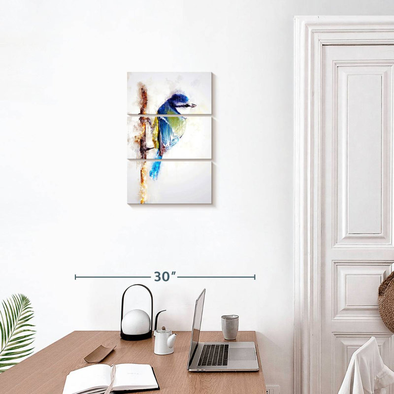 Brampt Bird On Twig, 23" H x 14" W