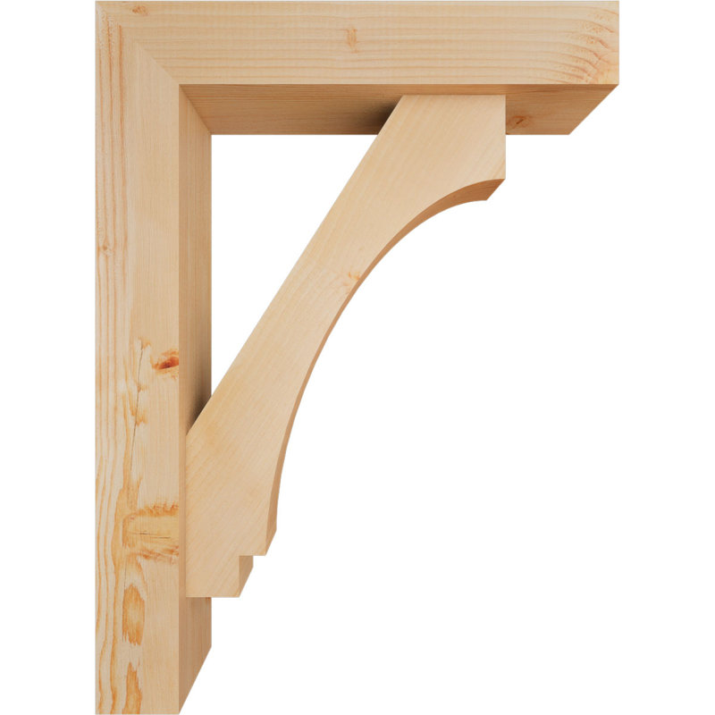 Support de bloc impérial avec entretoise décalée, 30 x 22, Sapin Douglas de l 5 1/2 po (lisse)