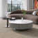 Light luxury round rock table