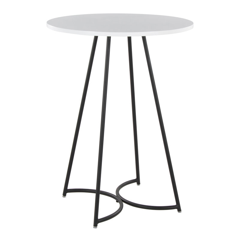 Ramaj Counter Table, White, Black