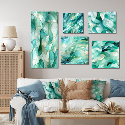Cosmas - ensemble de 5 reproductions d'art abstrait