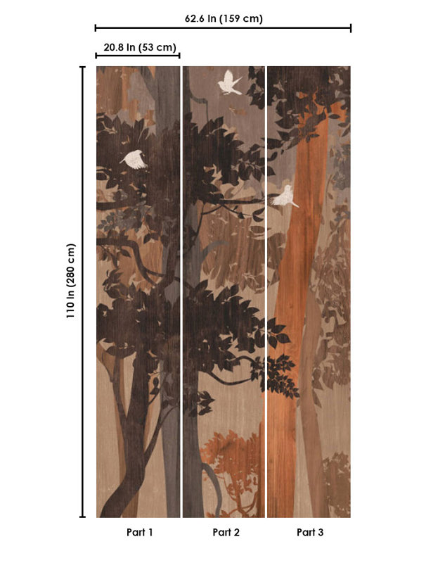 Papier peint floral Ducey