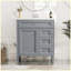 Meuble-lavabo moderne avec lavabo supérieur et 2 tiroirs-1604915881