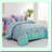 Boho Medallion Comforter Set - 5 Piece Bedding Bag - Soft Microfiber Sheets - All Season Bed Set - Damask Print Comforter