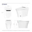 Toilette intelligente de luxe avec bidet intégré
