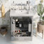 Meuble-lavabo simple avec plateau Sibelle 30-507424574