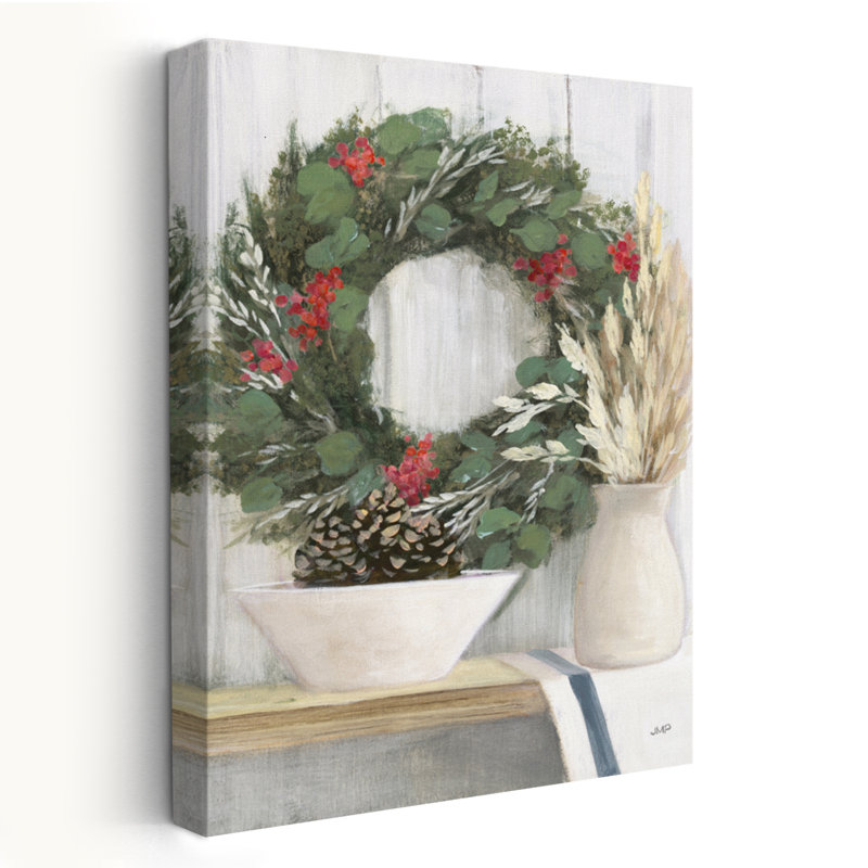 «Natural Christmas I Blue - Christmas Holiday», H 60 po x l 40 po