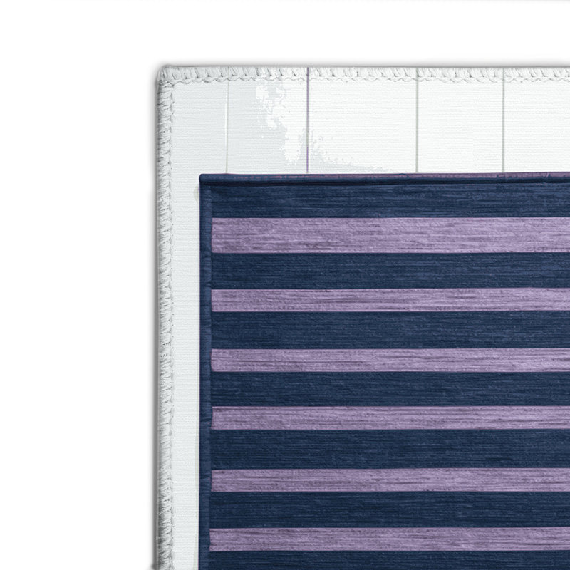 Tapis intérieur / extérieur bleu HorizontalStripes